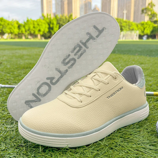 Thestron LuxeWalk – Unisex Waterproof Orthopedic Spikeless Golf Sneakers