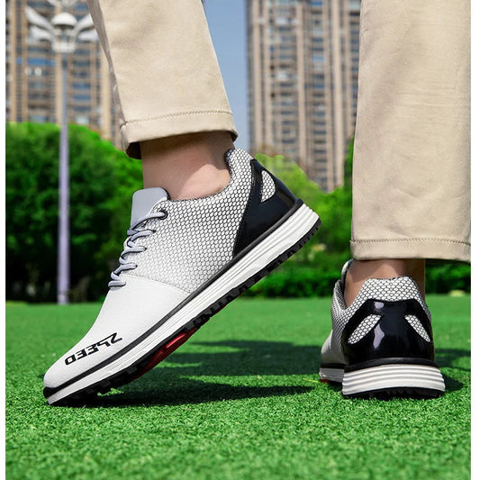 All-Season ProFlex Men’s Golf Shoes – Breathable, Shock-Absorbing Performance Sneakers