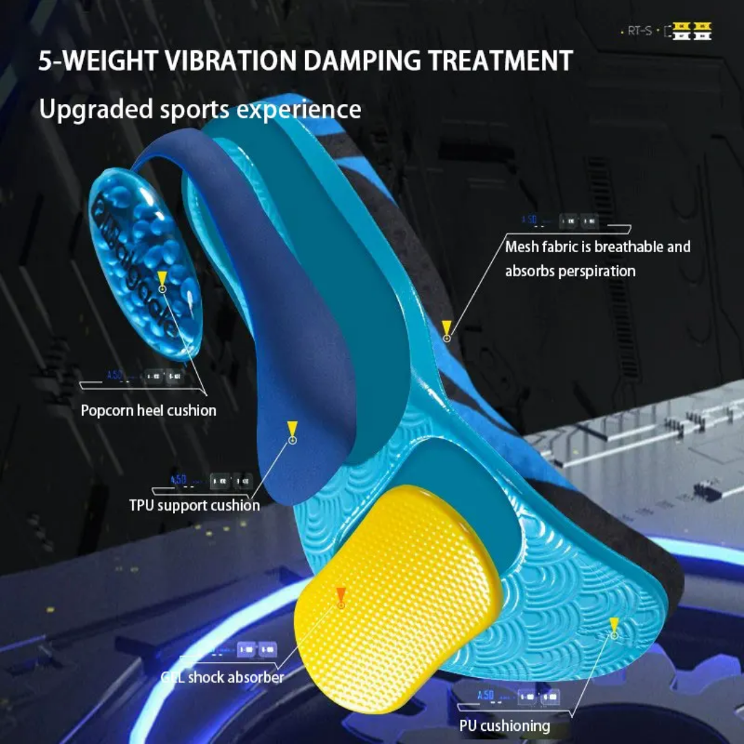 4-in-1 Orthotic Insoles – Plantar Fix & Fascia Support