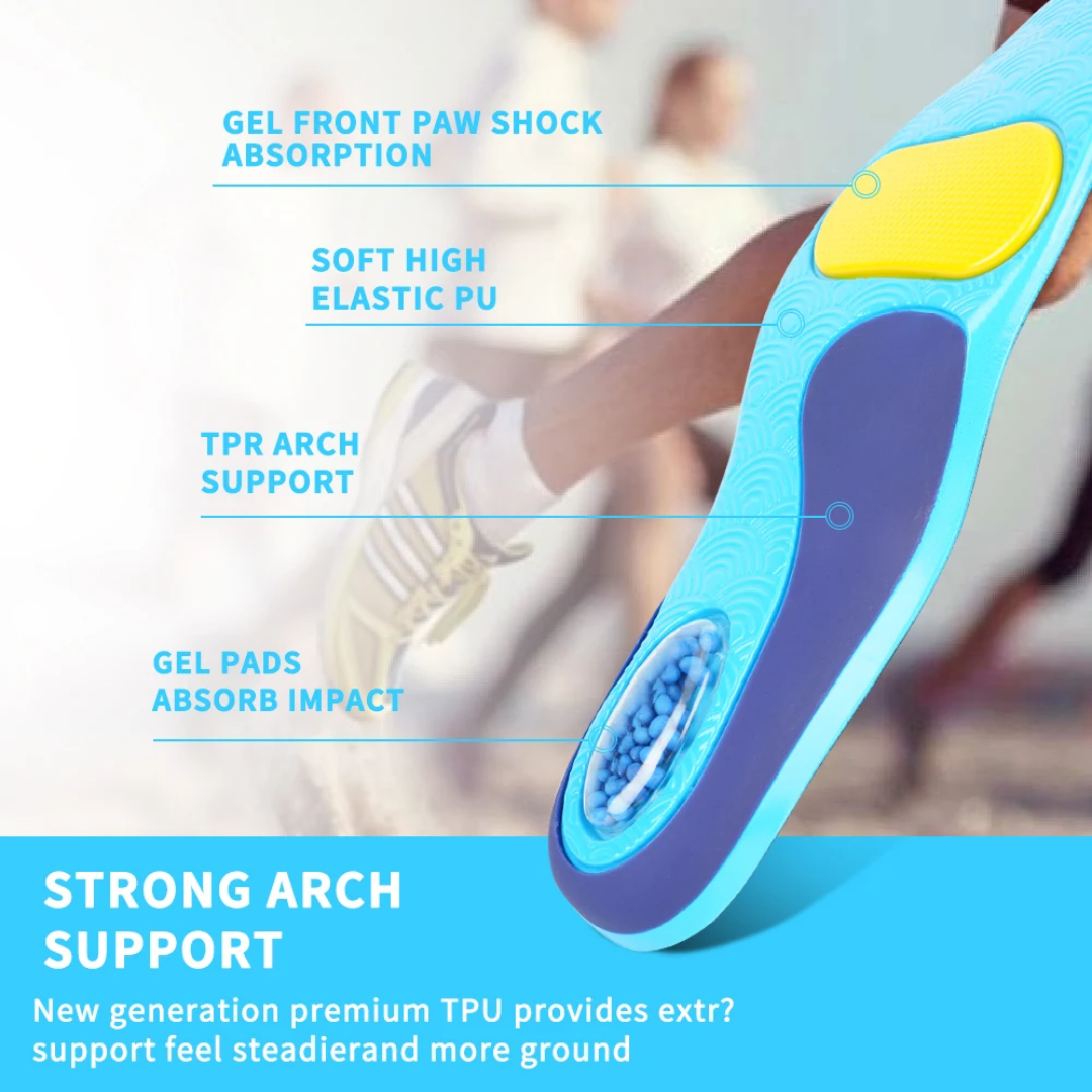 4-in-1 Orthotic Insoles – Plantar Fix & Fascia Support