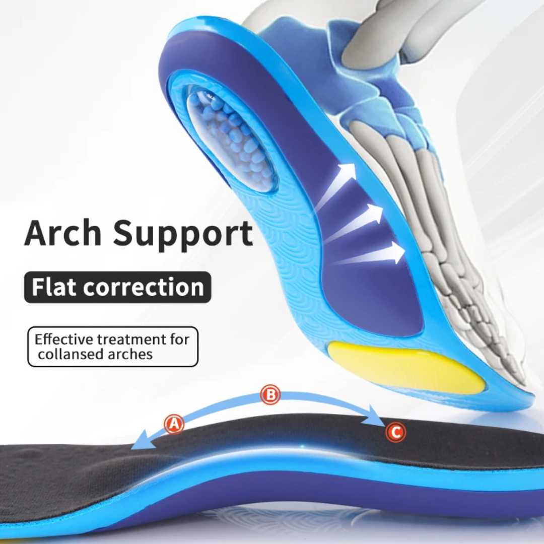 4-in-1 Orthotic Insoles – Plantar Fix & Fascia Support