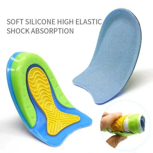 Ortho-Heel Silicone Fix (Concentric Cushion + Fabric Top)