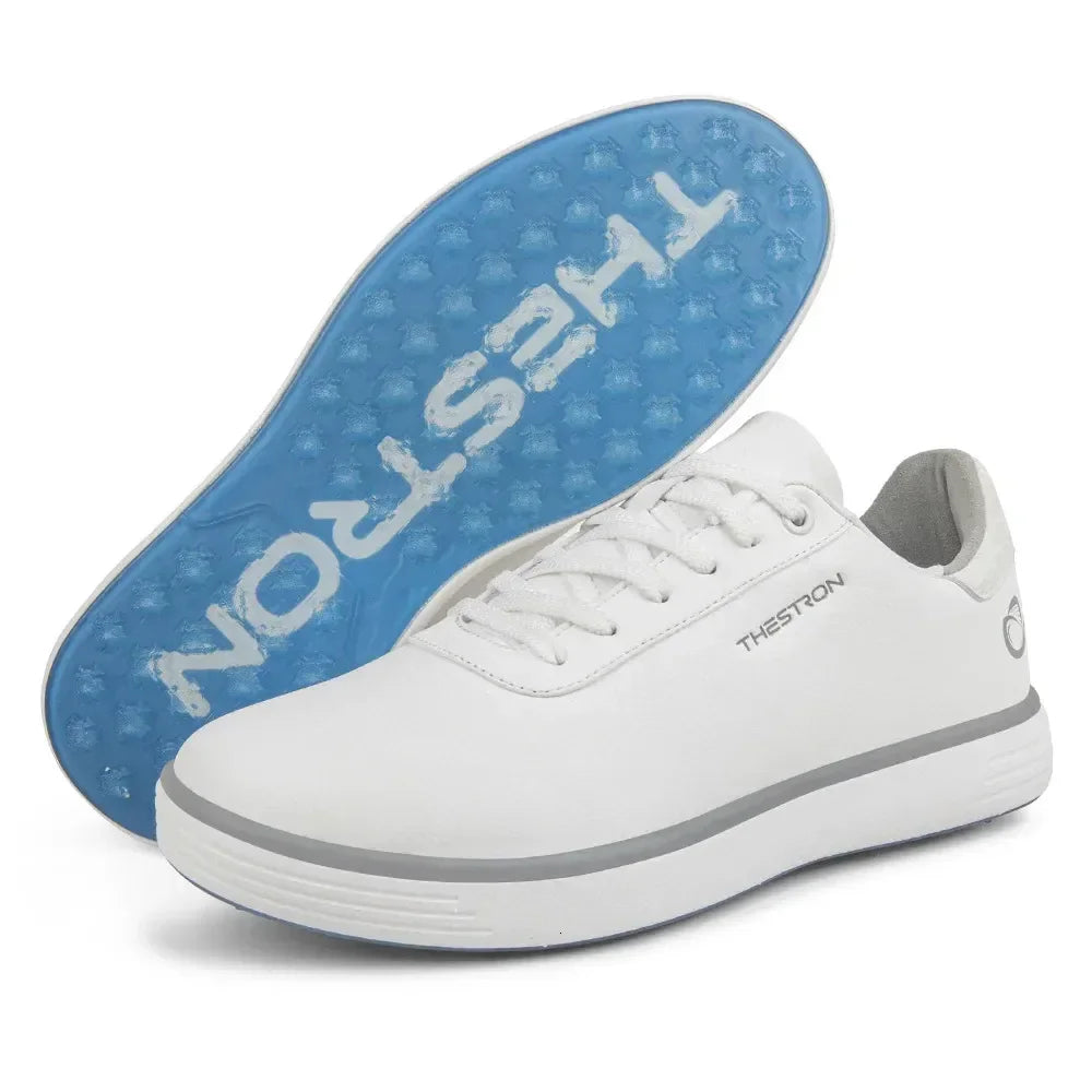 Thestron LuxeWalk – Unisex Waterproof Orthopedic Spikeless Golf Sneakers