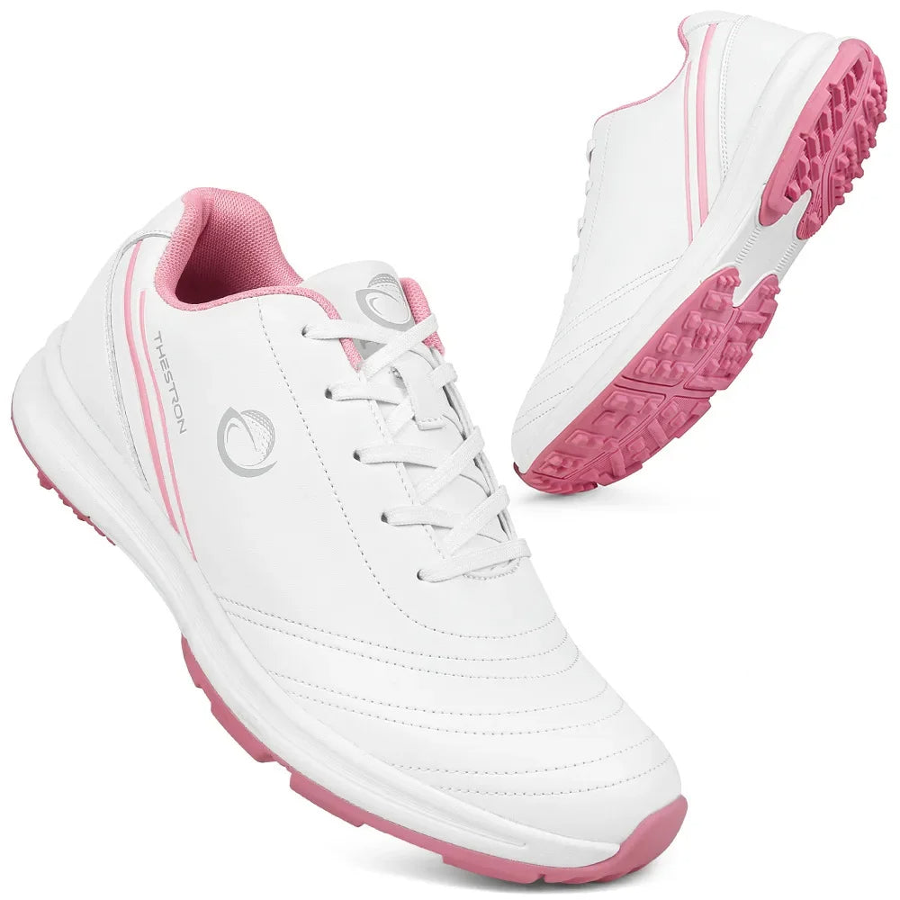 TurfGlide Pro – Women’s Waterproof Orthopedic Golf Shoes