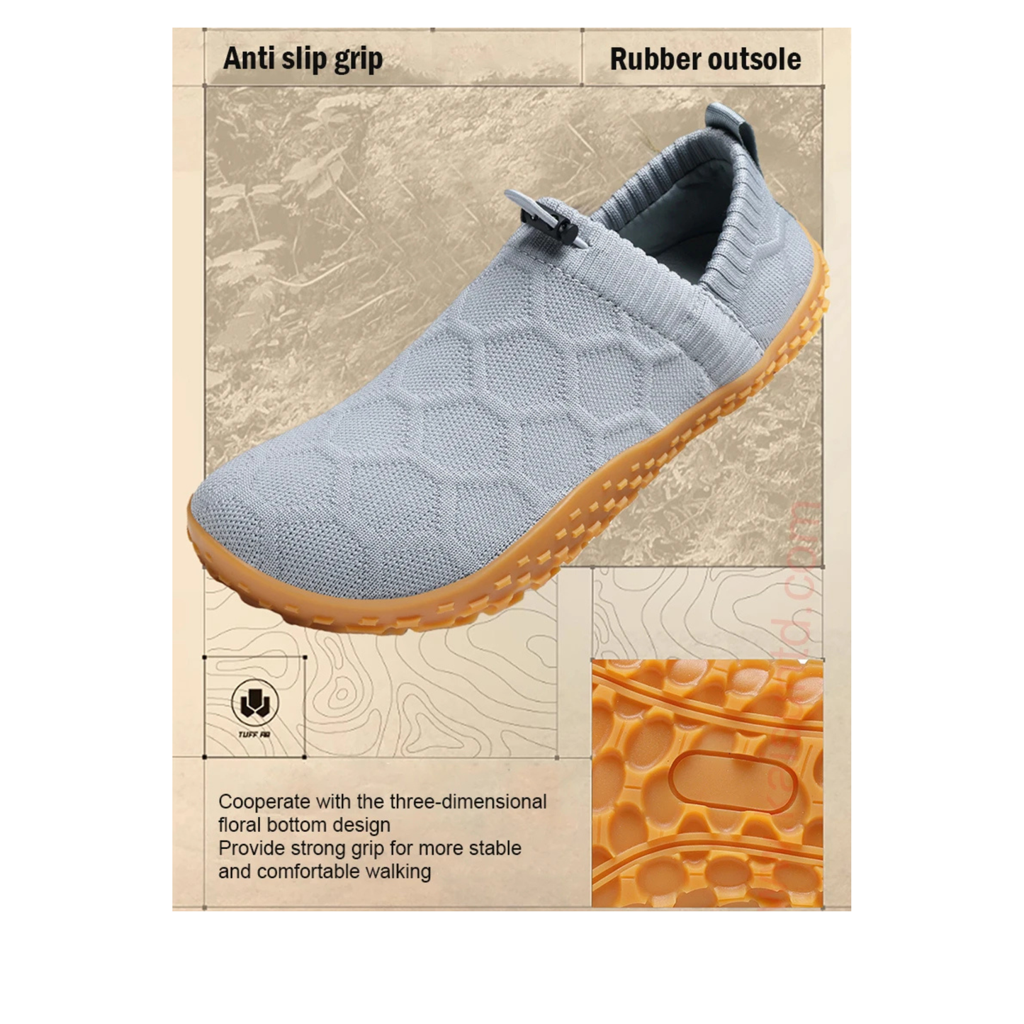 Barefoot Comfort- Hybrid Wide Fit Slip-On Shoes