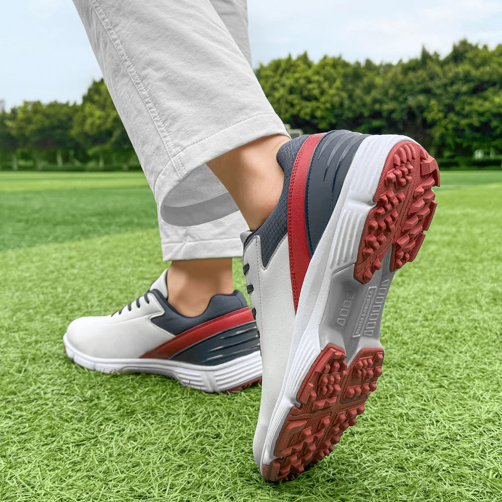 EliteStride Luxe – Men’s Waterproof Orthopedic Golf Sneakers
