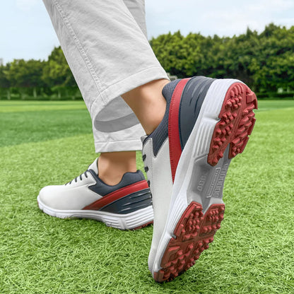 EliteStride Luxe – Men’s Waterproof Orthopedic Golf Sneakers
