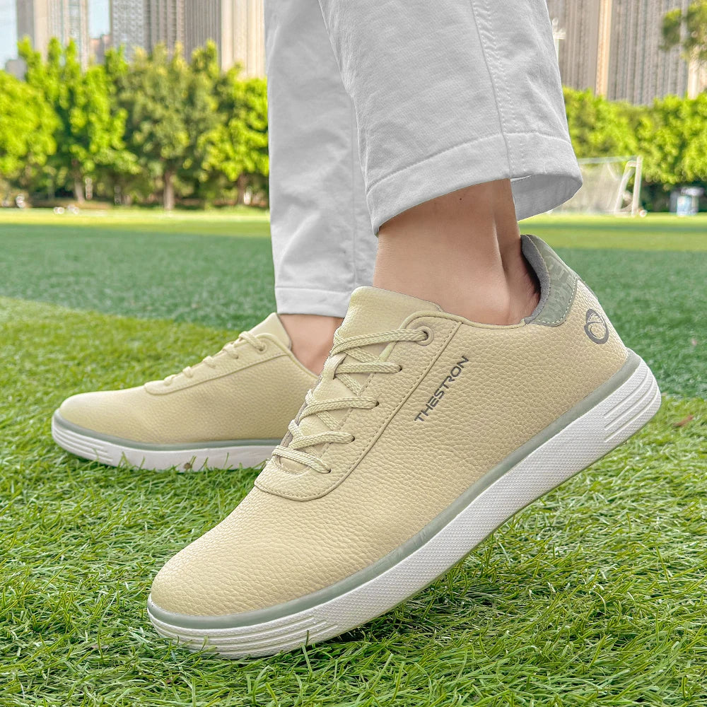 Thestron LuxeWalk – Unisex Waterproof Orthopedic Spikeless Golf Sneakers