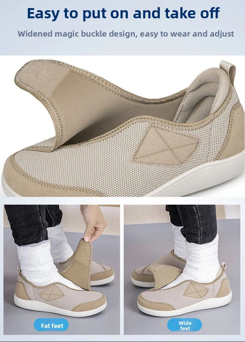 OrthoEase Wide-Fit Bunion Comfort Slip-Ons