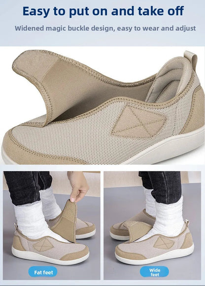 OrthoEase Wide-Fit Bunion Comfort Slip-Ons