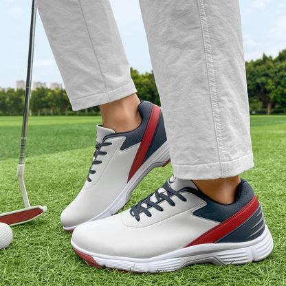 EliteStride Luxe – Men’s Waterproof Orthopedic Golf Sneakers