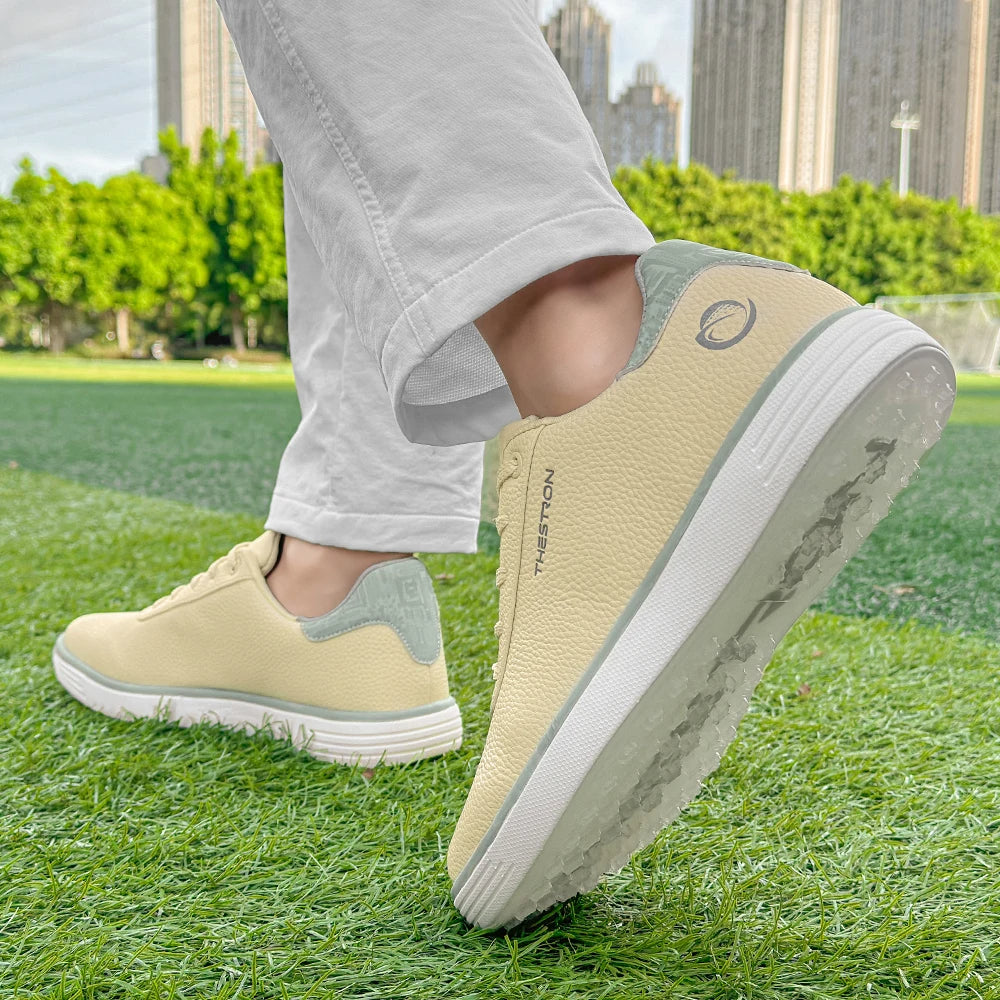 Thestron LuxeWalk – Unisex Waterproof Orthopedic Spikeless Golf Sneakers