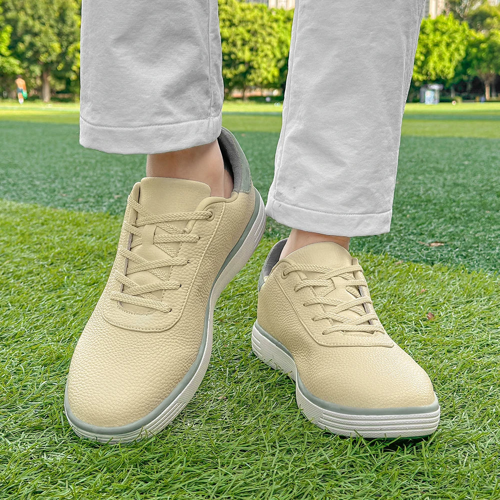 Thestron LuxeWalk – Unisex Waterproof Orthopedic Spikeless Golf Sneakers