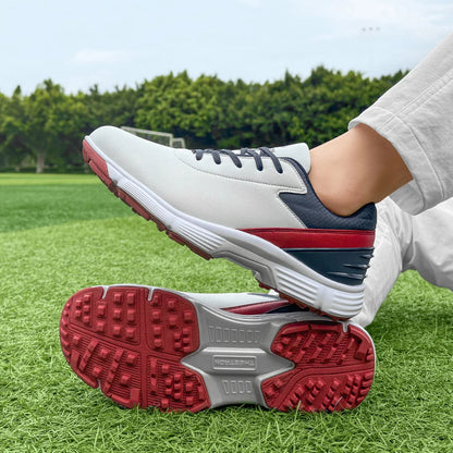 EliteStride Luxe – Men’s Waterproof Orthopedic Golf Sneakers