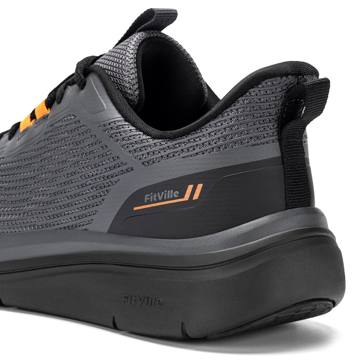 FitVille Men's Cloud Wanderer V24- Orthopedic Slip-Ons Walking Shoes