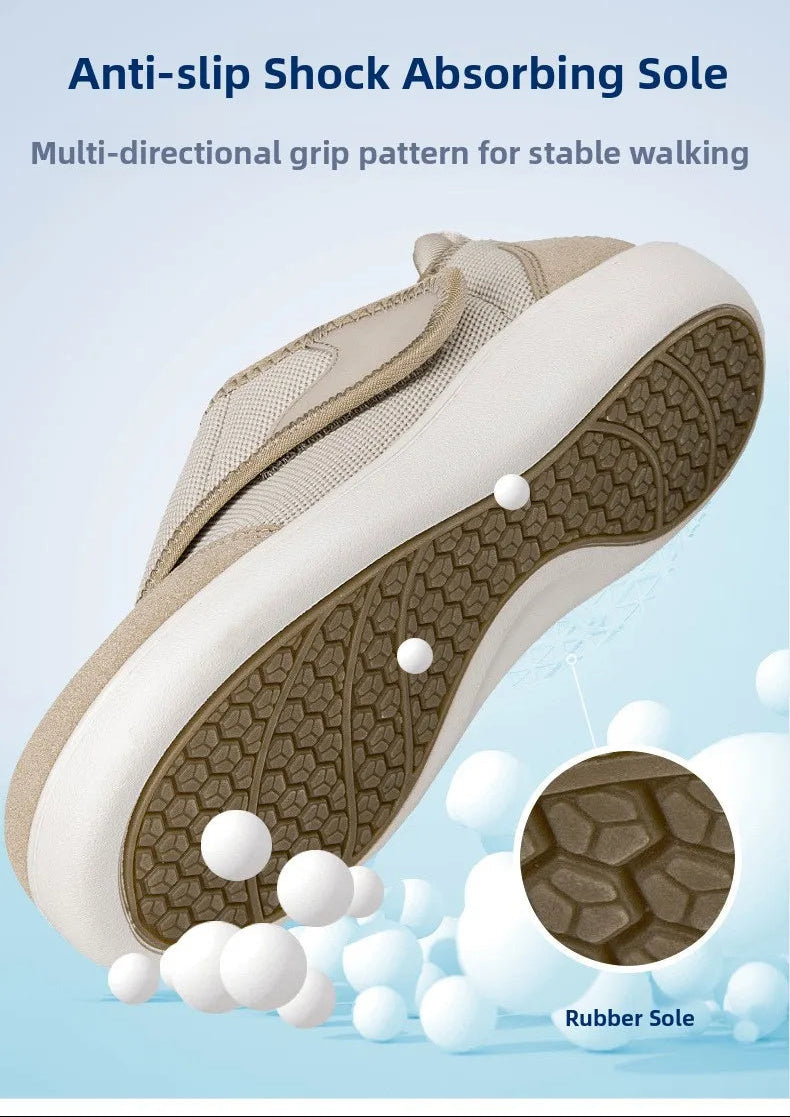 OrthoEase Wide-Fit Bunion Comfort Slip-Ons