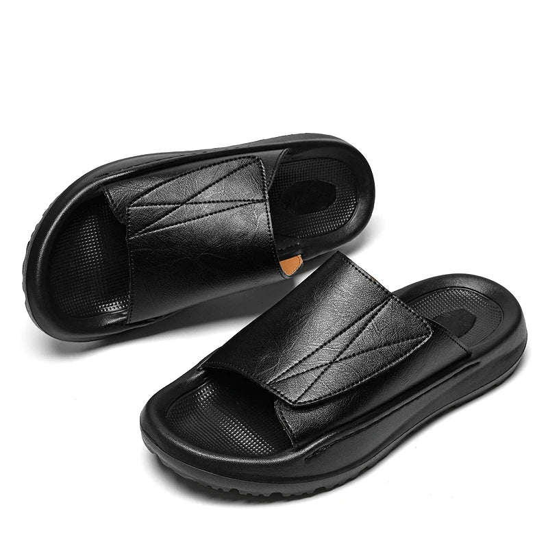 StrideX FlexiWalk Orthopedic Slides – Arch Support & Plantar Fasciitis Comfort Sandals