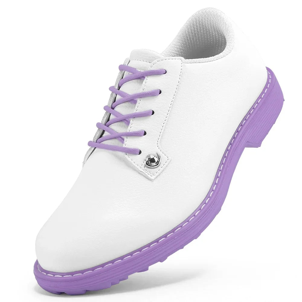 StrideX BloomGrip — Orthopedic Women’s Waterproof Spikeless Golf Sneakers