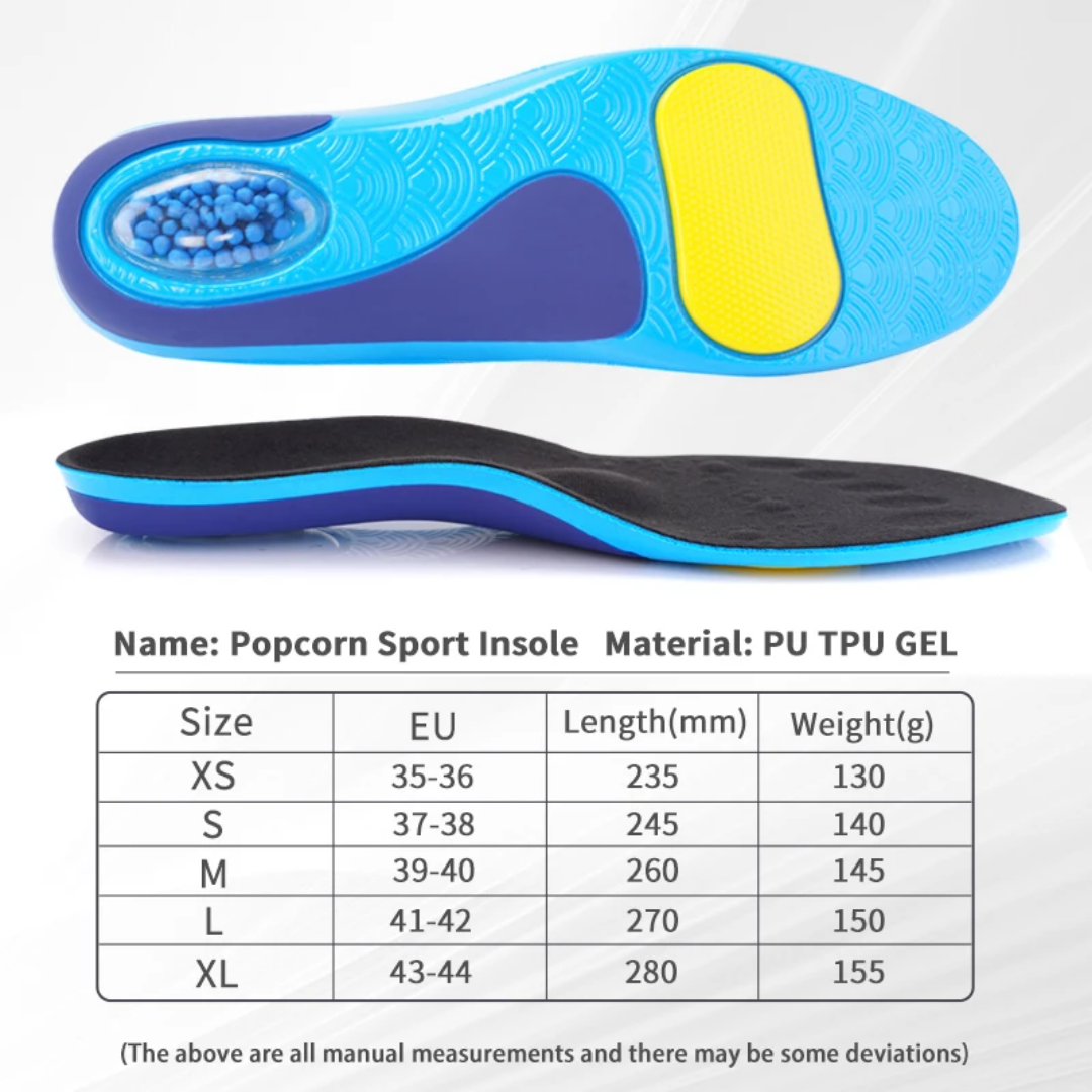 4-in-1 Orthotic Insoles – Plantar Fix & Fascia Support