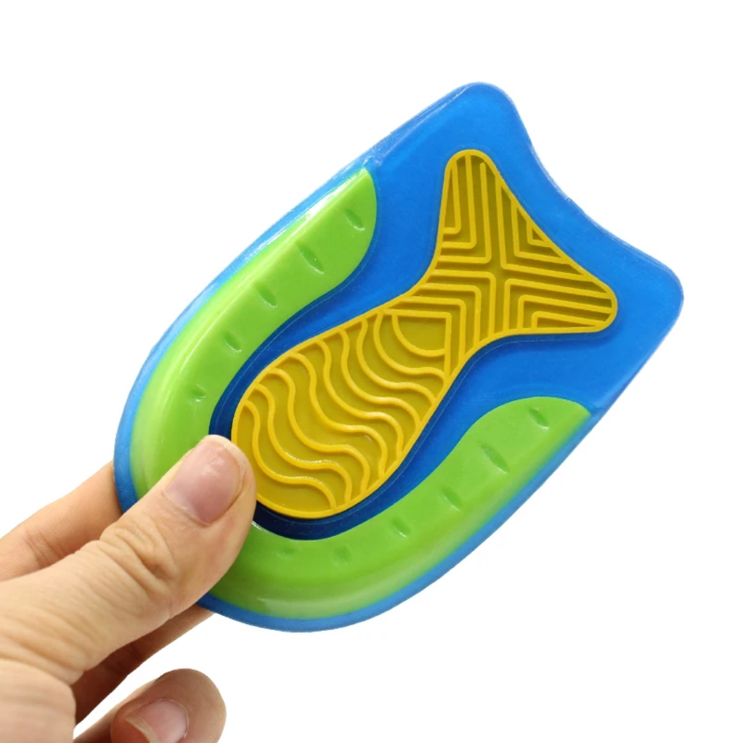 Ortho-Heel Silicone Fix (Concentric Cushion + Fabric Top)