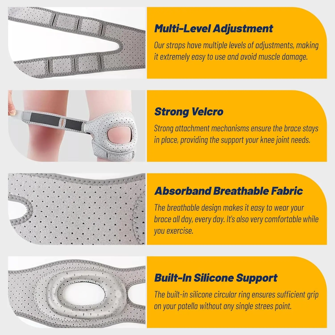 FlexaPat Adjustable Patella Knee Support Brace