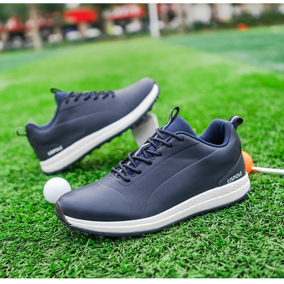 DeepBlue Links - Men’s Orthopedic Waterproof Spikeless Golf Sneakers