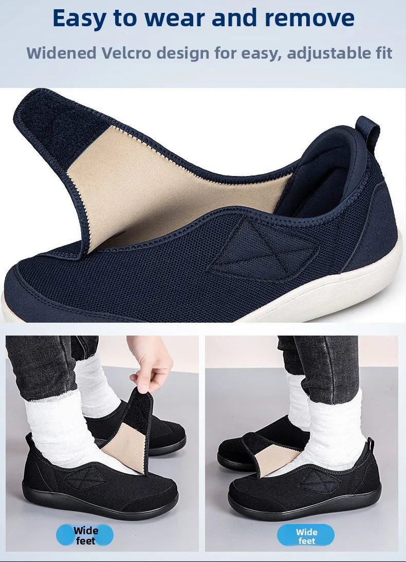 OrthoEase Wide-Fit Bunion Comfort Slip-Ons