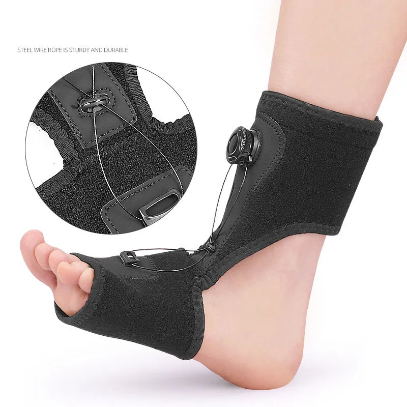 FLEXI Foot AFO - Adjustable Ankle Support Brace with Dial System - (One Piece)