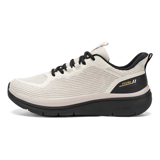 FitVille Men's Cloud Wanderer V24- Orthopedic Slip-Ons Walking Shoes