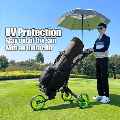 PlayEagle X010 – Upgraded 3-Wheel Golf Trolley