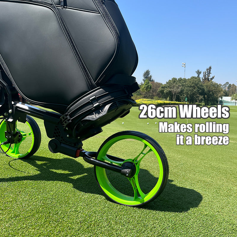 PlayEagle X010 – Upgraded 3-Wheel Golf Trolley