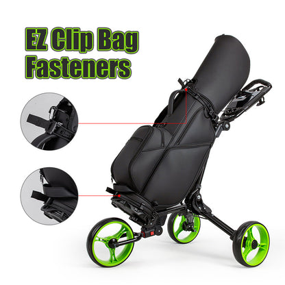 PlayEagle X010 – Upgraded 3-Wheel Golf Trolley