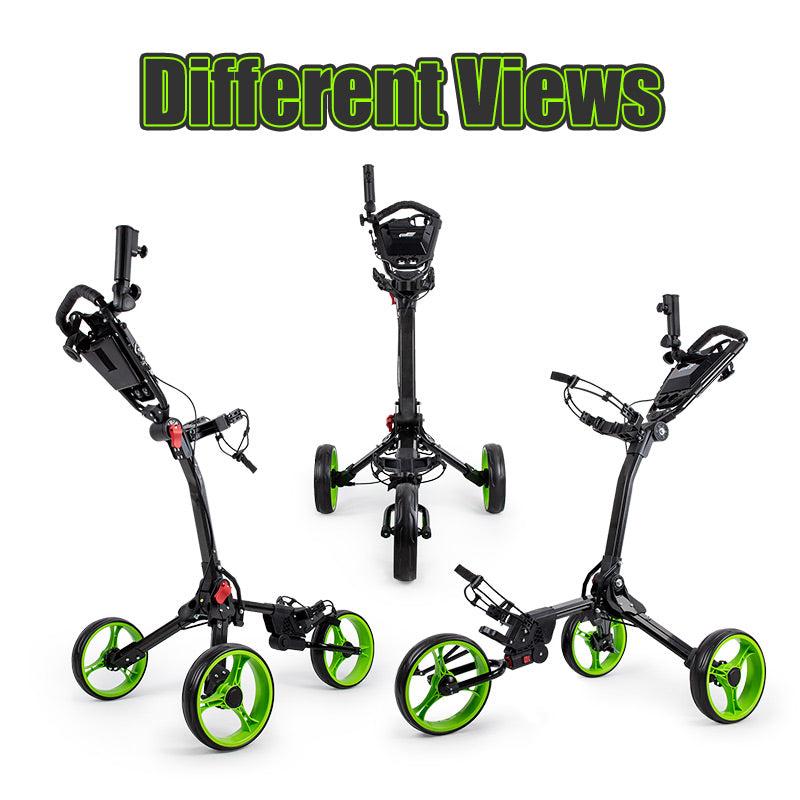 PlayEagle X010 – Upgraded 3-Wheel Golf Trolley