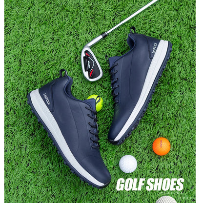 DeepBlue Links - Men’s Orthopedic Waterproof Spikeless Golf Sneakers