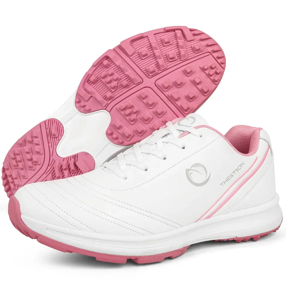 TurfGlide Pro – Women’s Waterproof Orthopedic Golf Shoes