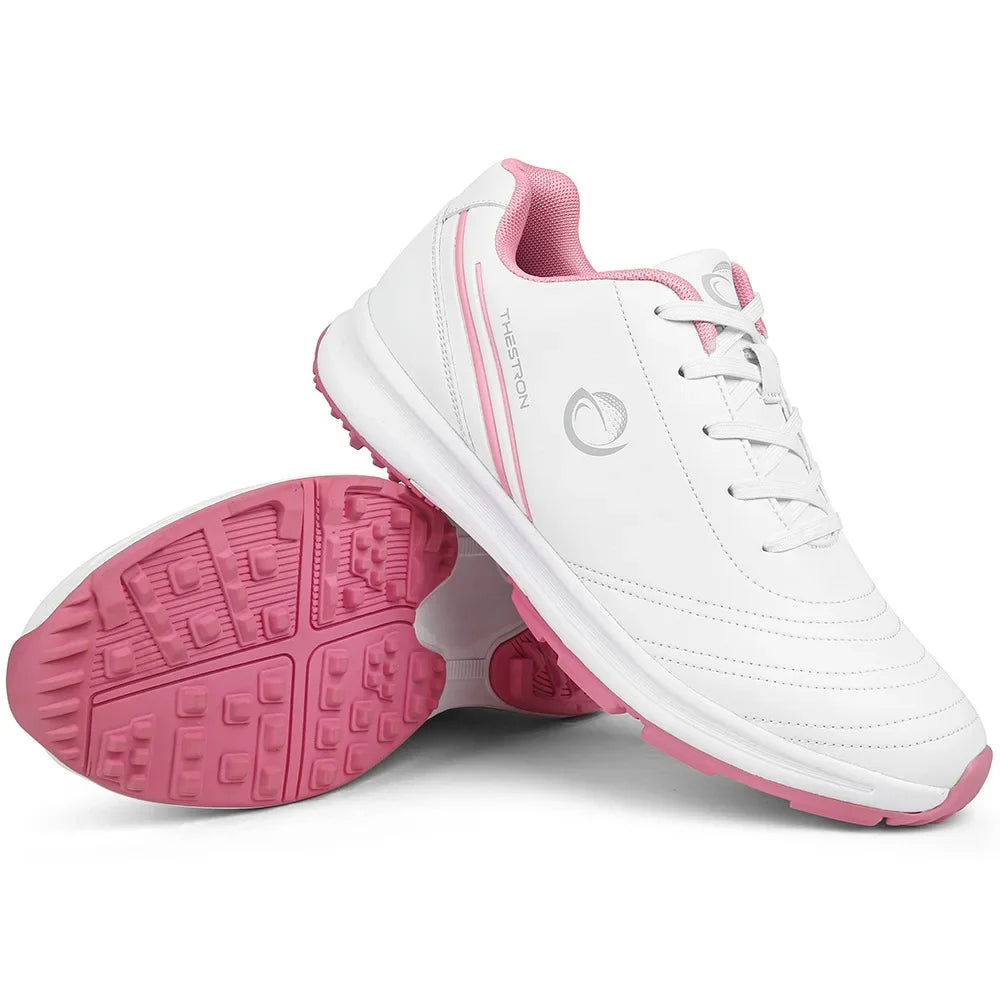 TurfGlide Pro – Women’s Waterproof Orthopedic Golf Shoes