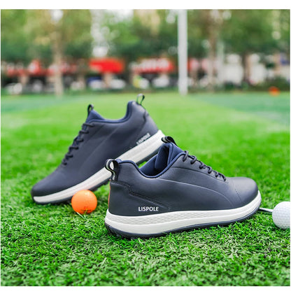 DeepBlue Links - Men’s Orthopedic Waterproof Spikeless Golf Sneakers