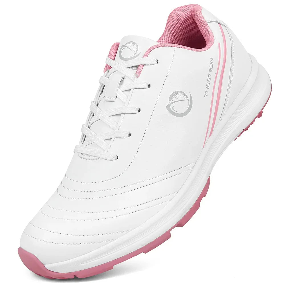 TurfGlide Pro – Women’s Waterproof Orthopedic Golf Shoes