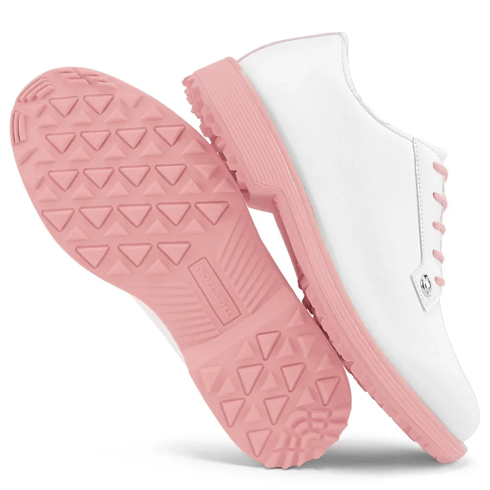 StrideX BloomGrip — Orthopedic Women’s Waterproof Spikeless Golf Sneakers