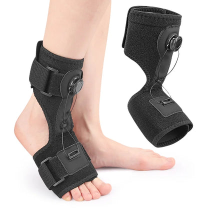 FLEXI Foot AFO - Adjustable Ankle Support Brace with Dial System - (One Piece)