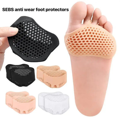 OrthoSoft Honeycomb Silicone Metatarsal Cushion Pads – Metatarsal Pain Relief Inserts