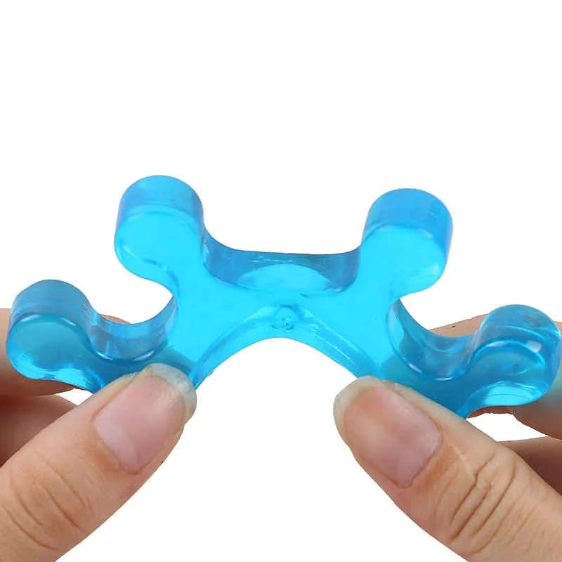 Silicone Gel Toe Separator & Corrector – 4-Loop Hallux Valgus Toe Alignment Spacer