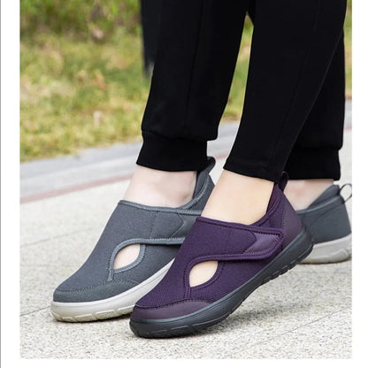 StrideEase Diabetic Orthopedic Comfort Shoes – Extra-Wide Fit with Adjustable Closure