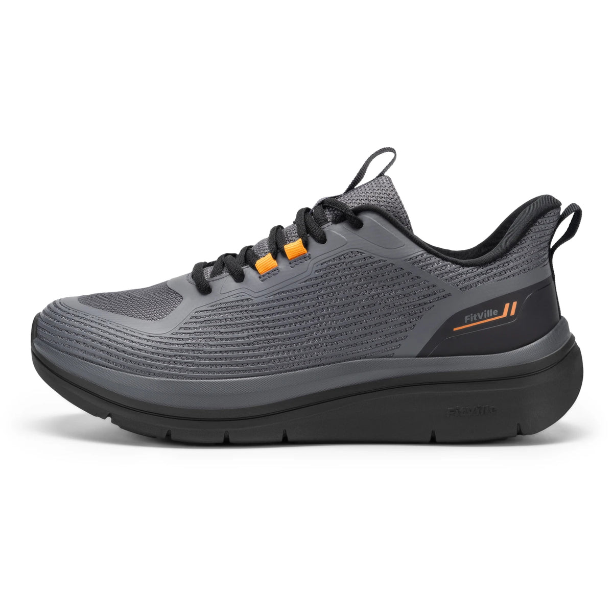 FitVille Men's Cloud Wanderer V24- Orthopedic Slip-Ons Walking Shoes