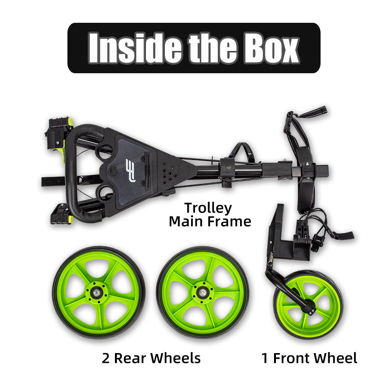 PlayEagle Lightweight 3-Wheel Golf Trolley