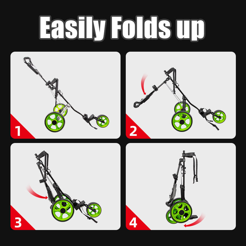 PlayEagle Lightweight 3-Wheel Golf Trolley