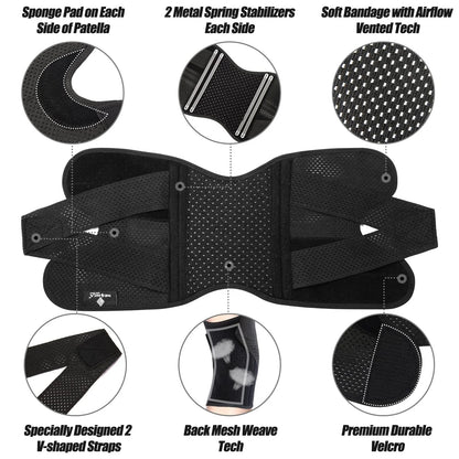 Knee Brace with Side Stabilizers