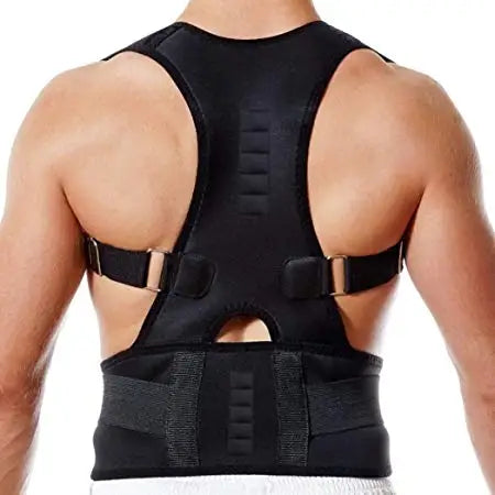 OrthoAlign Premium Adjustable Posture Corrector with Lumbar Support