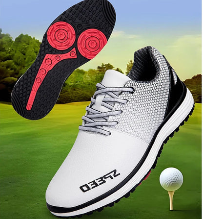 All-Season ProFlex Men’s Golf Shoes – Breathable, Shock-Absorbing Performance Sneakers
