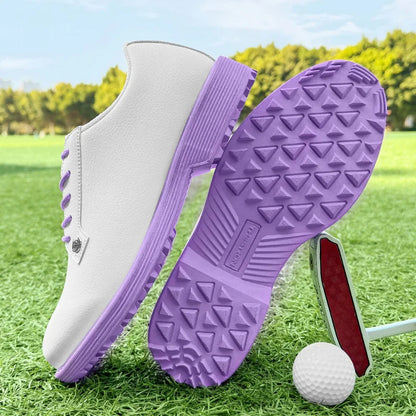 StrideX BloomGrip — Orthopedic Women’s Waterproof Spikeless Golf Sneakers